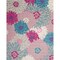 Homeroots 8 x 10 ft. Gray & Pink Tropical Flower Area Rug 385428 - alternate 1